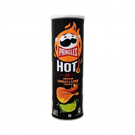 PRINGLES ΤΣΙΠΣ ΠΑΤΑΤΑΚΙΑ HOT MEXICAN CHILLI & LIME (160g)