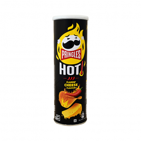 PRINGLES ΤΣΙΠΣ ΠΑΤΑΤΑΚΙΑ HOT FLAMIN' CHEESE (160g)