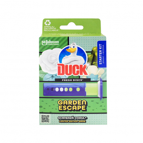 Duck block wc fresh discs garden escape (36ml)