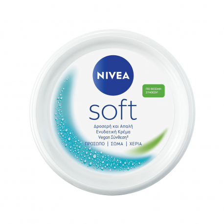 NIVEA ΕΝΥΔΑΤΙΚΗ ΚΡΕΜΑ ΠΡΟΣΩΠΟΥ, ΣΩΜΑΤΟΣ, ΧΕΡΙΩΝ SOFT (300ml)