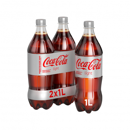 Coca cola αναψυκτικό light (2x1lt)