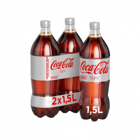 Coca cola αναψυκτικό light (2x1.5lt)