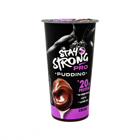 STAY STRONG ΕΠΙΔΟΡΠΙΟ ΨΥΓΕΙΟΥ PRO PUDDING COCOA - Χωρίς Λακτόζη,Χωρίς προσθήκη ζάχαρης (200g)