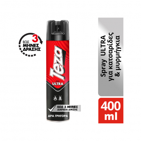 Teza spray απωθητικό για κατσαρίδες & μυρμήγκια ultra (400ml)