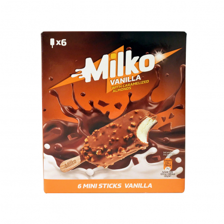 MILKO ΠΑΓΩΤΟ ΠΟΛΥΣΥΣΚΕΥΑΣΙΑ VANILLA CHOCO (6x45g)