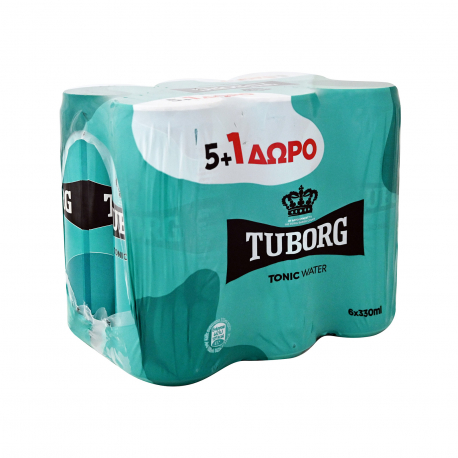 Tuborg αναψυκτικό τόνικ (6x330ml) (5+1)