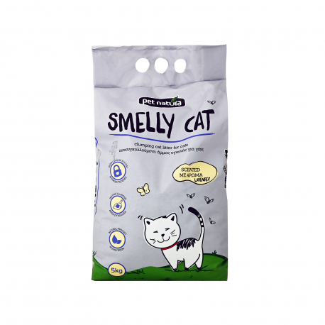 PET NATURA ΑΜΜΟΣ ΥΓΙΕΙΝΗΣ ΓΑΤΑΣ SMELLY CAT ΜΕ ΑΡΩΜΑ LAVENDER (5kg)