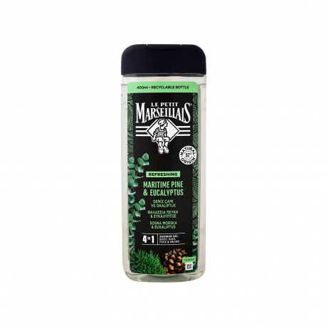 LE PETIT MARSEILLAIS ΑΦΡΟΛΟΥΤΡΟ MARITIME PINE & EUCALYPTUS (400ml)