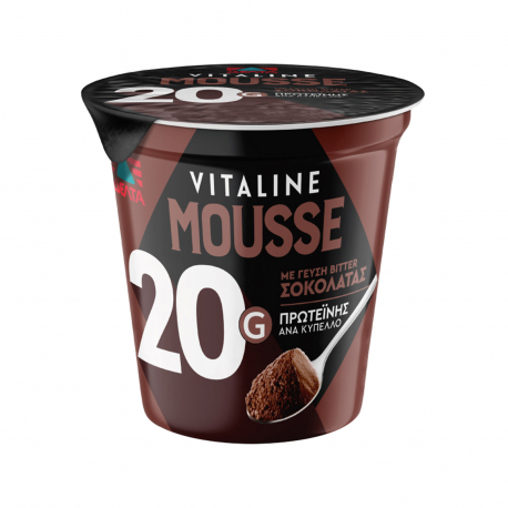 Vitaline επιδόρπιο ψυγείου mousse με γεύση bitter σοκολάτας - νέο προϊόν (200g)