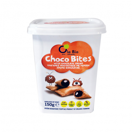 ΟΛΑ BIO ΓΚΟΦΡΕΤΕΣ CHOCO BITES - Βιολογικό,Vegan (150g)