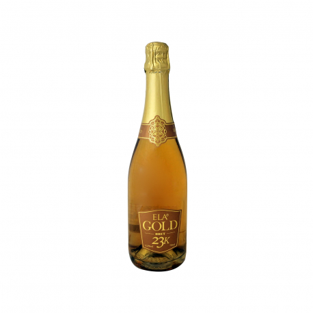 ELA GOLD ΚΡΑΣΙ ΑΦΡΩΔΕΣ BRUT 23K (750ml)