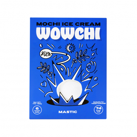 Wowchi παγωτίνια mochi matsic - νέο προϊόν, vegetarian (174g)