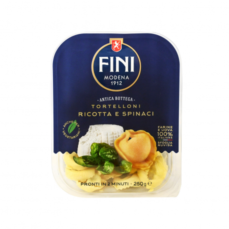 Fini modena ζυμαρικά φρέσκα tortelloni ricotta -spinaci - νέο προιόν (250g)