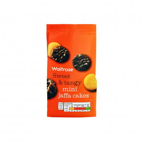 WAITROSE ΜΠΙΣΚΟΤΑ SWEET & TANGY MINI JAFFA CAKES - Vegetarian (125g)