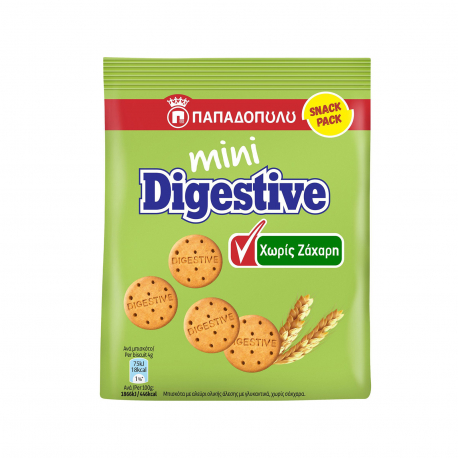 Παπαδοπούλου μπισκότα mini digestive (70g)