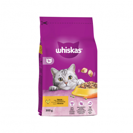 WHISKAS ΤΡΟΦΗ ΓΑΤΑΣ ADULT ΜΕ ΚΟΤΟΠΟΥΛΟ (300g)