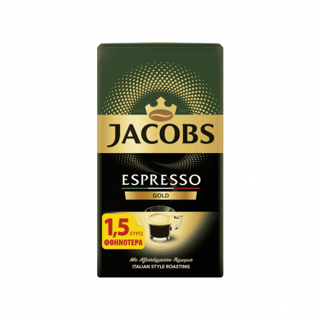 Jacobs καφές espresso σε κάψουλες gold (250g) (-1.5€)