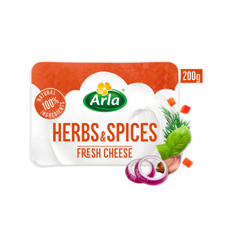 ARLA ΤΥΡΙ ΚΡΕΜΑ HERBS & SPICES (200g)