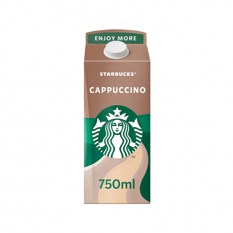 Starbucks ρόφημα γάλακτος με καφέ cappuccino (750ml)