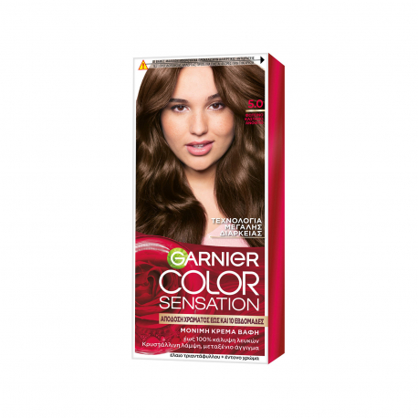 Garnier βαφή μαλλιών color sensation φωτεινό ανοιχτό Nο. 5 (110ml)