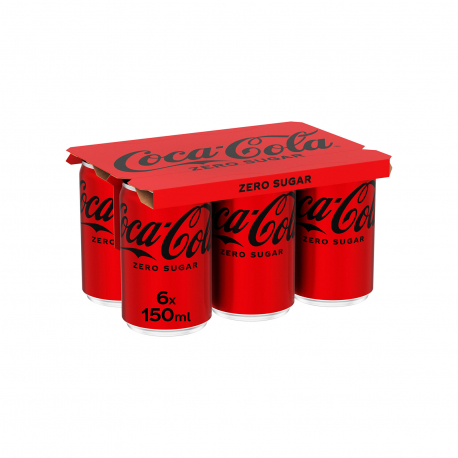 Coca cola αναψυκτικό zero (6x150ml)