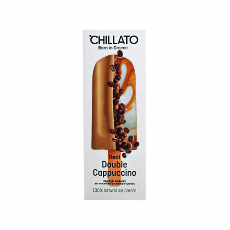 CHILLATO ΠΑΓΩΤΟ ΑΤΟΜΙΚΟ REAL DOUBLE CAPPUCCINO ΞΥΛΑΚΙ (60g)