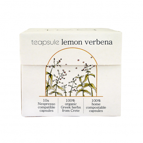 TEAPSULE ΑΦΕΨΗΜΑ ΣΕ ΚΑΨΟΥΛΕΣ LEMON VERDENA - Βιολογικό (10τεμ)