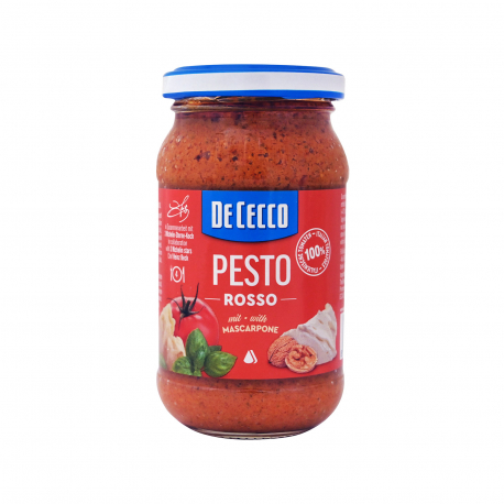 De Cecco σάλτσα pesto rosso με mascarpone - νέο προιόν (200g)