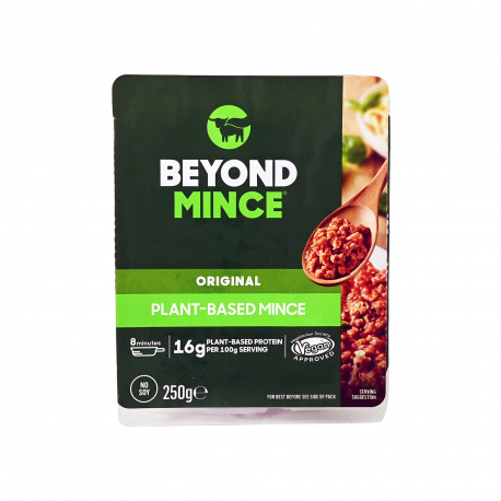 Beyond meat κιμάς φυτικός κατεψυγμένος plant based - νέο προιόν, vegan (250g)