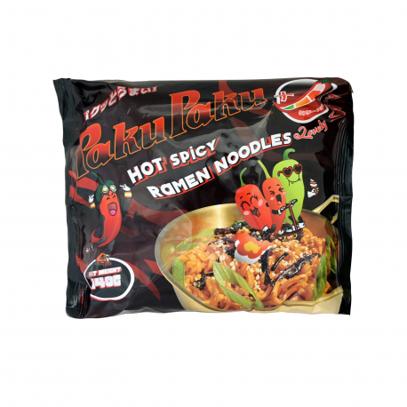 PAKURAKU ΝΟΥΝΤΛΣ ΣΤΙΓΜΗΣ HOT SPICY RAMEN LOVELY (140g)