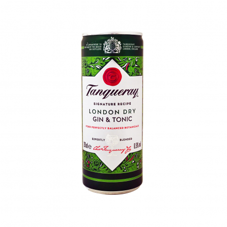 TANQUERAY ΑΠΕΡΙΤΙΦ GIN & TONIC - Νέο προιόν (250ml)