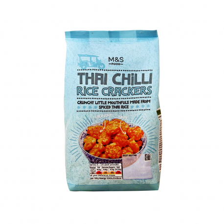 M&S FOOD ΚΡΑΚΕΡ ΡΥΖΙΟΥ THAI CHILLI - Νέο προιόν (150g)