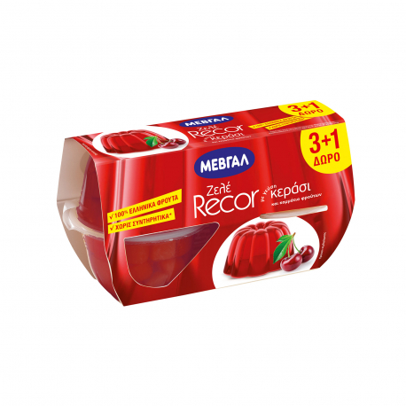 Μεβγάλ ζελέ recor κεράσι (128g) (3+1)