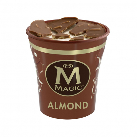 Magic παγωτό οικογενειακό almond - χωρίς γλουτένη (0.297kg)