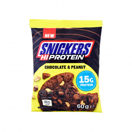 SNICKERS ΜΠΙΣΚΟΤΟ HI PROTEIN CHOCOLATE & PEANUT - Νέο προιόν (60g)