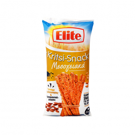 ELITE ΚΡΙΤΣΙΝΙΑ ΣΙΤΟΥ KRITSI SNACK ΜΕΣΟΓΕΙΑΚΑ - Νέο προιόν (125g)