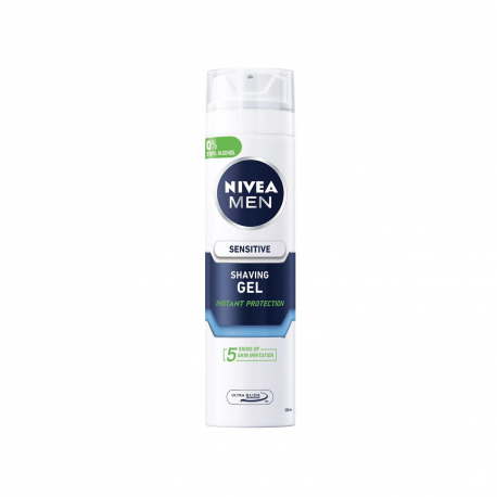 Nivea gel ξυρίσματος sensitive (200ml)