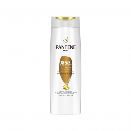 Pantene σαμπουάν μαλλιών αναδόμηση & προστασία για αδύναμα ή ταλαιπωρημένα μαλλιά (360ml)