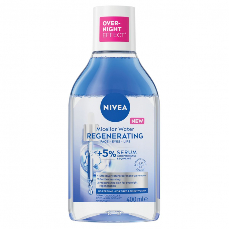 Nivea micellar water regenerating over night effect - νέο προιόν (400ml)