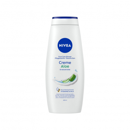 Nivea αφρόλουτρο creme aloe (650ml)