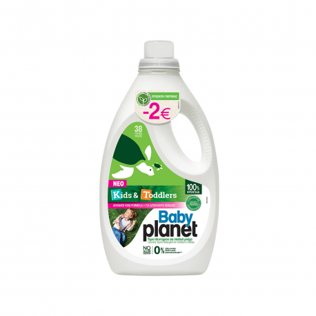 PLANET ΥΓΡΟ ΑΠΟΡΡΥΠΑΝΤΙΚΟ ΡΟΥΧΩΝ ΓΙΑ ΜΩΡΑ KIDS & TODDLERS 2204 ML (38μεζ) (-2€)