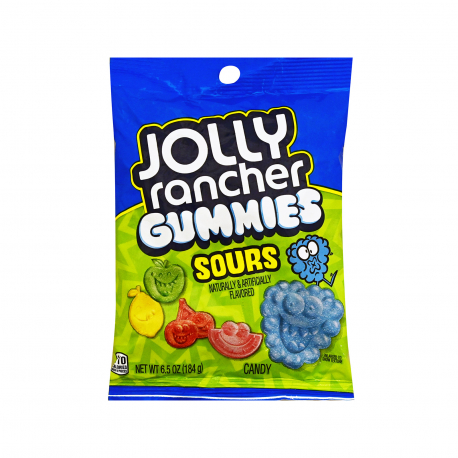 Jolly rancher ζελεδάκια gummies sour - νέο προιόν (184g)