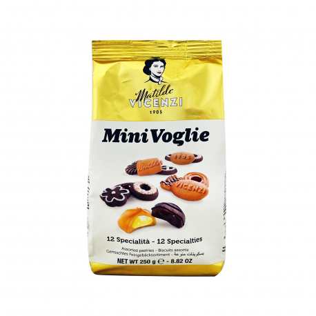 Matilde Vicenzi μπισκότα mini voglie 12 specialties- assorted (250g)