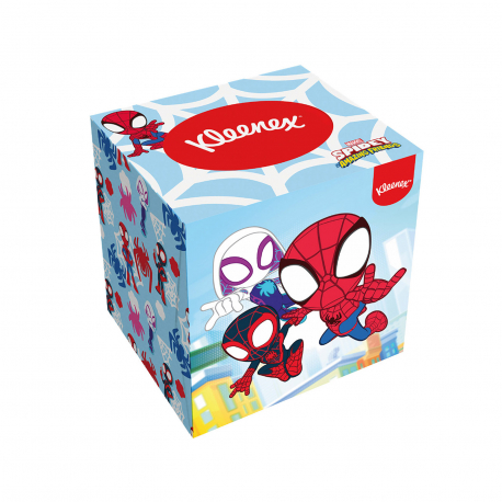 Kleenex χαρτομάντηλα επιτραπέζια disney Spiderman 56 φύλλα (80g)