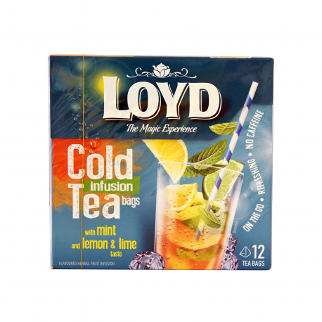 LOYD ΑΦΕΨΗΜΑ COLD INFUSION MINT, LEMON, LIME (12φακ)