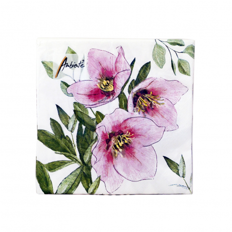 AMBIENTE ΧΑΡΤΟΠΕΤΣΕΤΕΣ ΜΕΣΑΙΕΣ 33318015 CLASSIC HELLEBORUS - Προϊόντα που μας ξεχωρίζουν 33 X33 ΕΚ, 20 ΤΕΜΑΧΙΑ (120g)