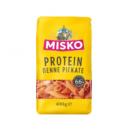 MISKO ΠΑΣΤΑ ΖΥΜΑΡΙΚΩΝ PROTEIN ΠΕΝΝΕ ΡΙΓΚΑΤΕ (400g)