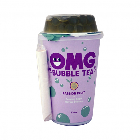 OMG ΤΣΑΙ BUBBLE TEA PASSION FRUIT - Νέο προιόν (270ml)