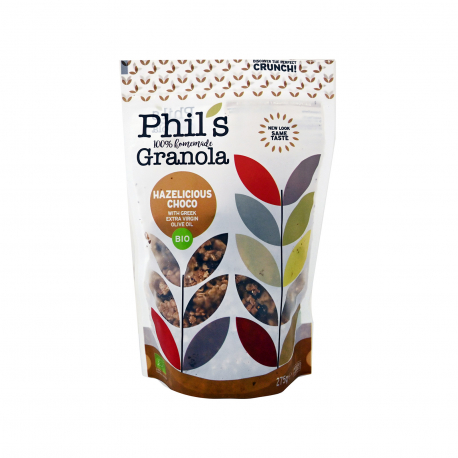 Phil's δημητριακά granola hazelicious choco - βιολογικό, νέο προϊόν (275g)