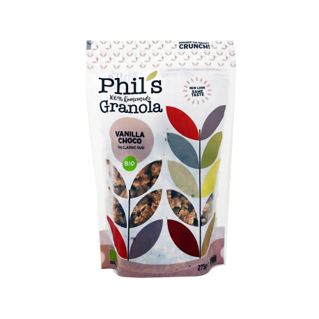 Phil's δημητριακά granola vanilla choco - βιολογικό, νέο προϊόν (275g)